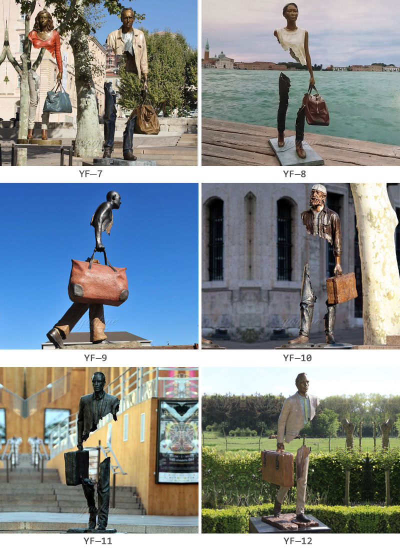 Famous Bruno Catalano traveler Sculpture